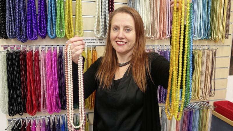 Kathleen McGovern of Abacus Beads. Picture by Mal McCann 