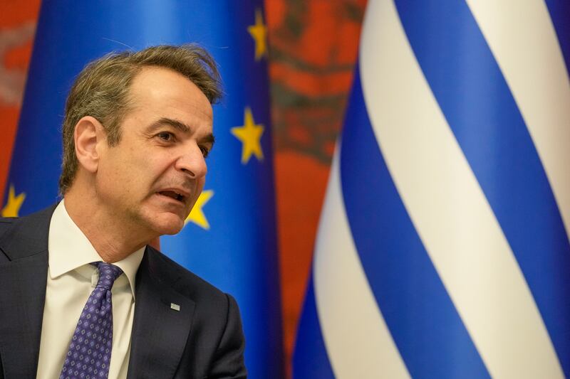 A cross-party majority of 176 lawmakers in the 300-seat parliament voted in favour of the bill drafted by Prime Minister Kyriakos Mitsotakis’ centre-right government (AP Photo/Darko Vojinovic)