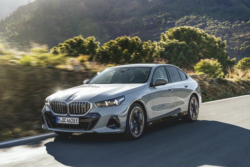 The new BMW  5 Series will be available in petrol and electric i5 versions