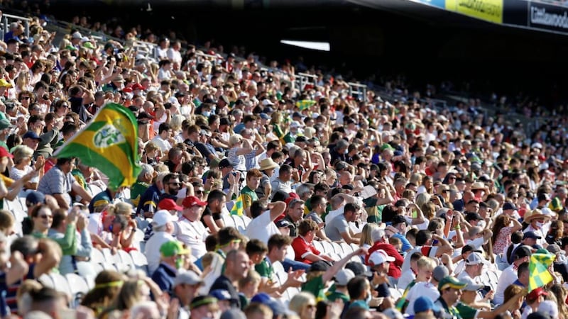 Part of the crowd during the All-Ireland Senior Football Championship final between Tyrone and Kerry at Croke Park Dublin on Saturday&nbsp; &nbsp; &nbsp; &nbsp; <br />Picture: Philip Walsh.