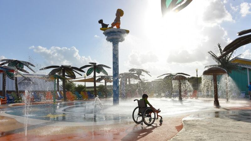 Morgan’s Inspiration Island has six major elements, including a special Shipwreck Island splash pad for easy disabled access.