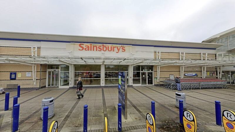 The Sainsbury&#39;s store at Craigavon&#39;s Rushmere Shopping Centre, which will close early next year. Image: Google 