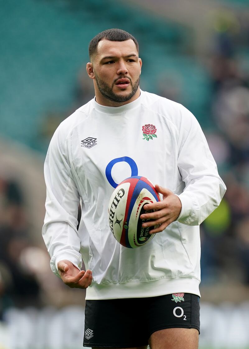 Ellis Genge missed the Italy game with a foot injury