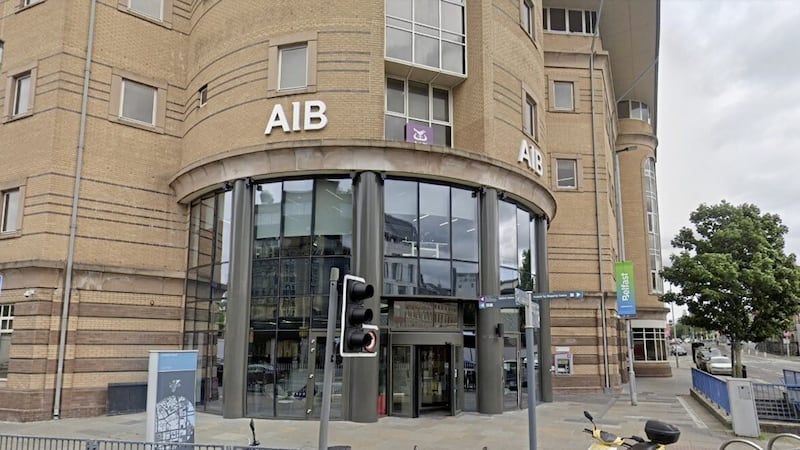 AIB&#39;s northern headquarters on Belfast&#39;s Ann Street. 