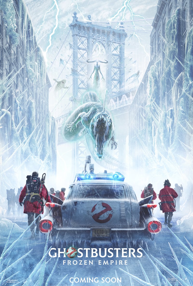 The poster for Ghostbusters: Frozen Empire