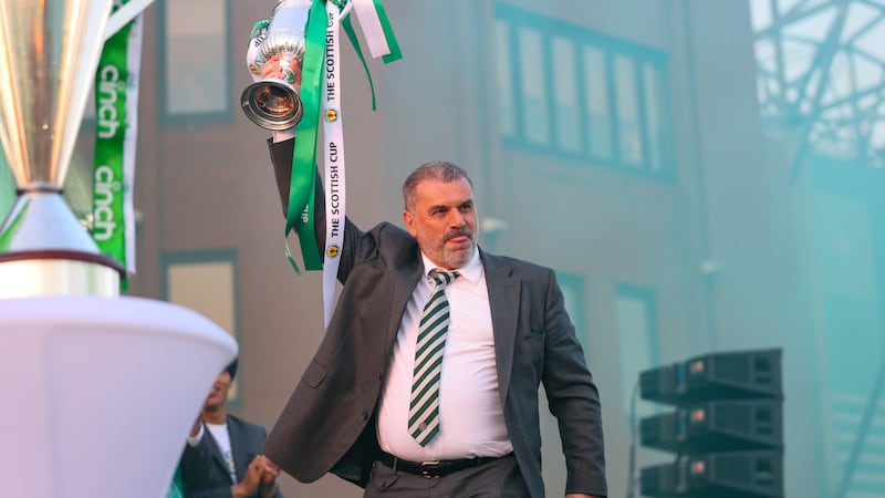 Ange Postecoglou won five trophies during his Celtic tenure (Steve Welsh/PA)