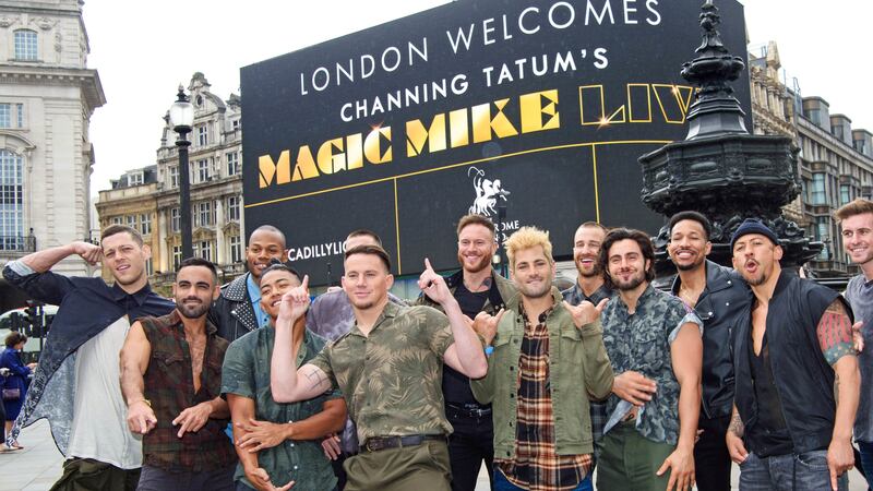 The Hollywood star is doing his bit to get the word out about Magic Mike Live.