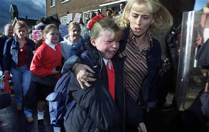 &nbsp;Pupils at Holy Cross Girls' Primary School in north Belfast were subject to a loyalist protest in 2001
