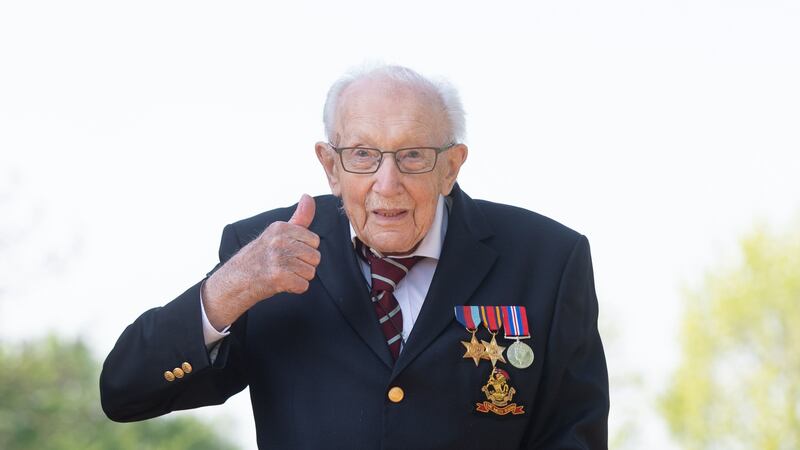 Second World War veteran Sir Tom raised more than £32 million for the NHS by walking 100 laps of his garden before his 100th birthday.
