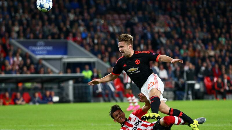 &nbsp;Luke Shaw has been sidelined since September after breaking his right leg in a Champions League match against PSV Eindhoven<br />Picture by PA