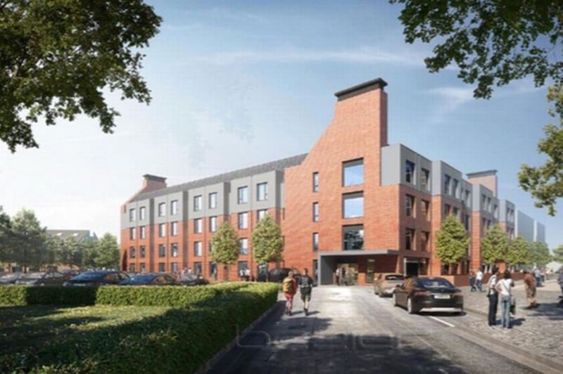 2 Cgi View Of The Planned Kings Hall Complex Care Home From The Access Road