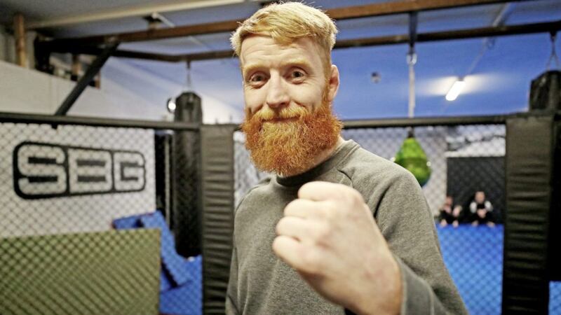 Former Ultimate Fighting Championship fighter Paddy &quot;The Hooligan&quot; Holohan, who has been selected to run in the local elections in May for Sinn F&eacute;in, at his SDG Gym in Tallaght, Dublin. Picture by Niall Carson, Press Association 