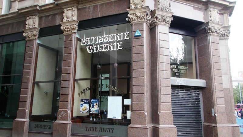 Pret will occupy Patisserie Valerie's former Donegall Square West unit, one of three it closed in late 2022. Image: David Nevin