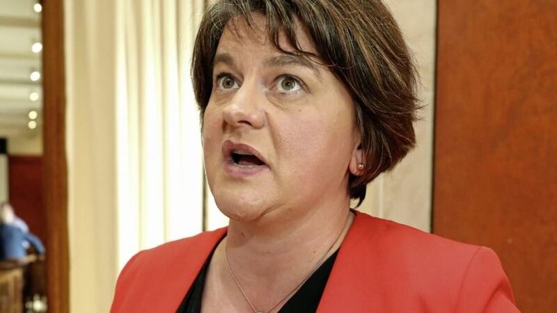 DUP leader Arlene Foster met abuse victims at Stormont today