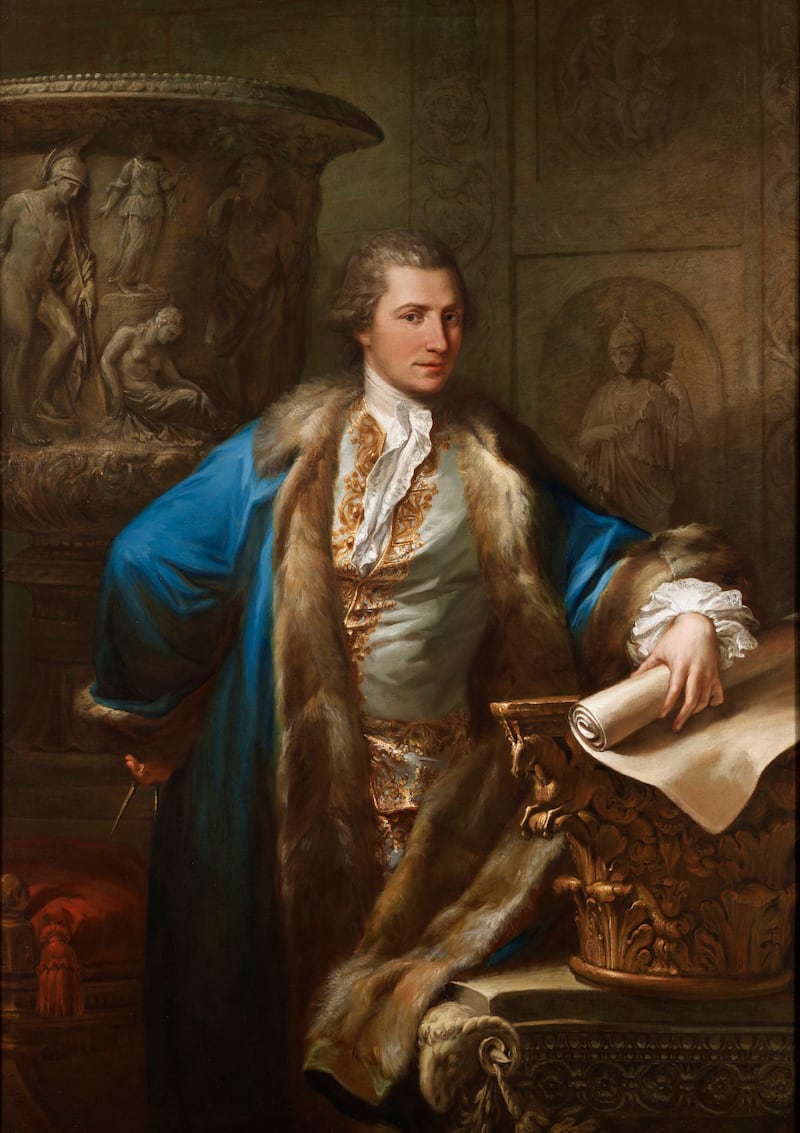 Portrait of 18th century architect James Adam