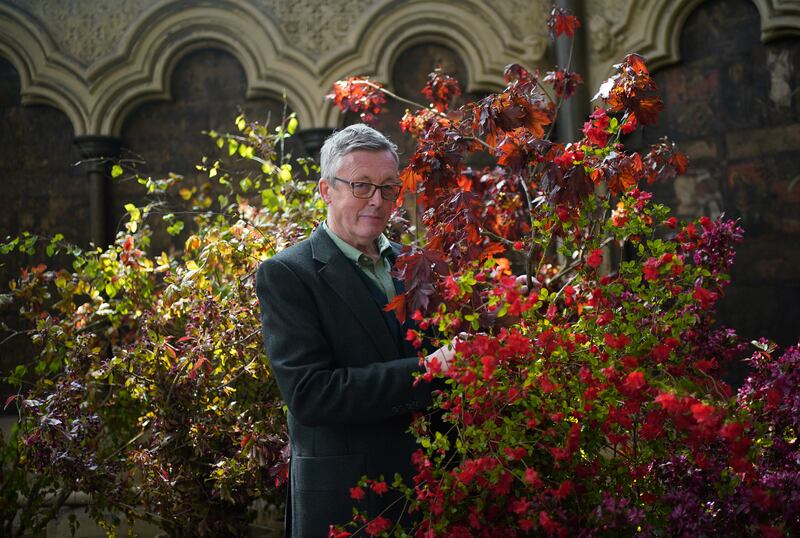Florist Shane Connolly who arranged the flowers within Westminster Abbey, for the coronation