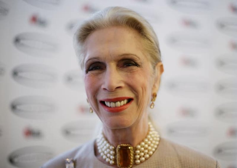 RETRANSMITTED CORRECTING HEADLINE Lady Colin Campbell arriving for the Oldie of the Year awards, at Simpsons-in-the-Strand, London.