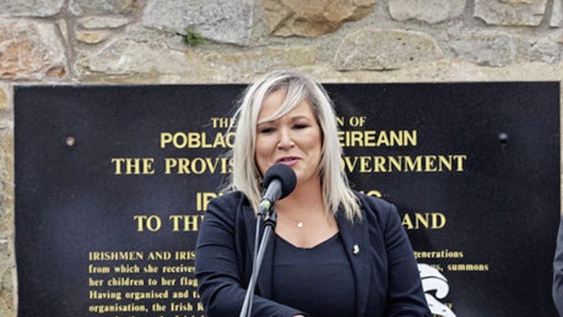 Sinn F&eacute;in vice president Michelle O'Neill has been criticised for attending the funeral of veteran republican Bobby Storey