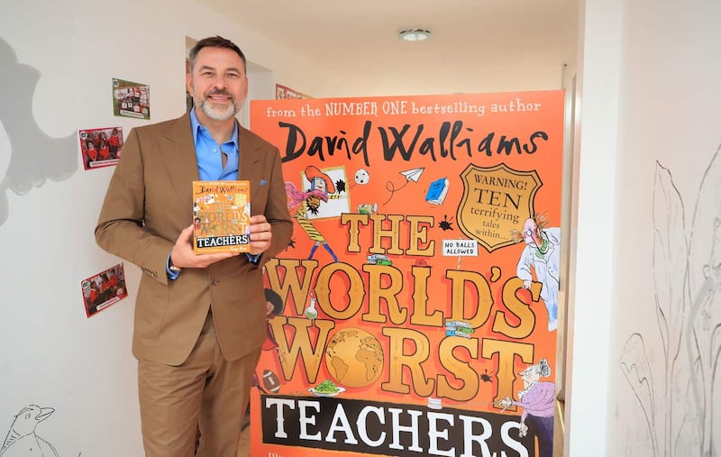 David Walliams visits Flakefleet Primary