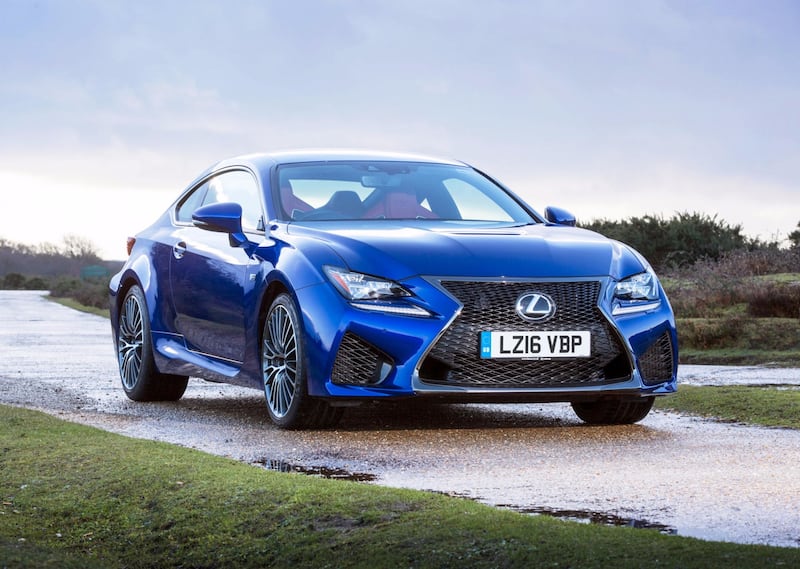 David Finlay will be piloting a showroom specification Lexus RC-F up the Craigantlet course.