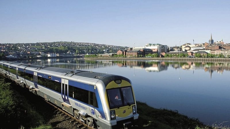 The new hourly Derry to Belfast railway service has led to a 37% increase in the number of passengers using the route in the last six months. 