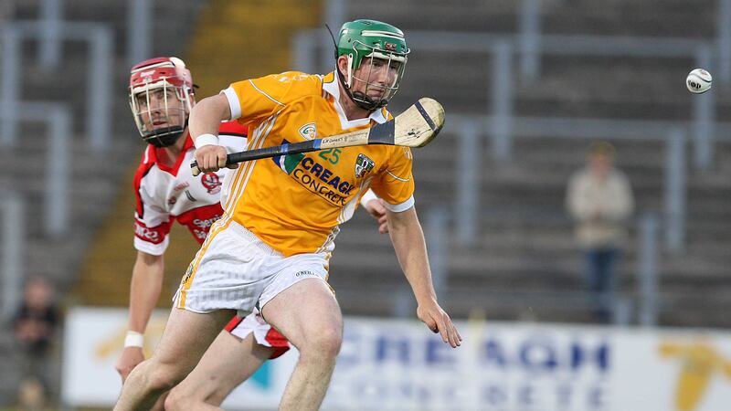Antrim's Eddie McCloskey believes complacency cost them any chance of promotion from Division 2A this year &nbsp;