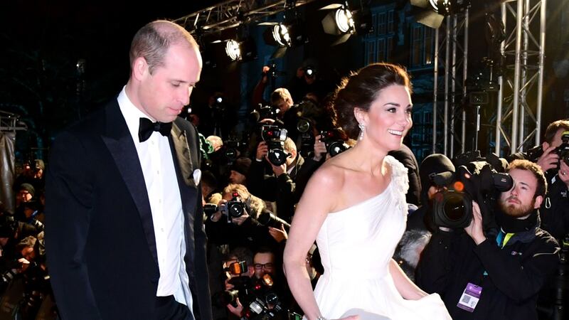 He will walk the red carpet with the Duchess of Cambridge.