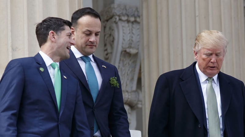 Leo Varadkar made the remarks during a lunch hosted by Speaker Paul Ryan and attended by President Donald Trump