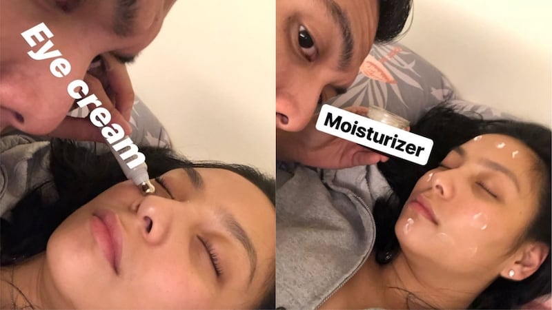 Shanika Silverio told her boyfriend how important her skincare routine was, so he applied it when she was too tired.