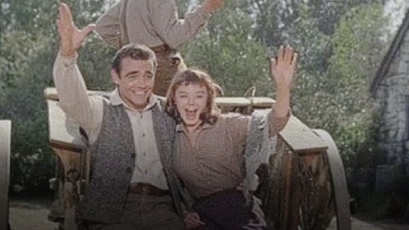 A young Sean Connery was cast as Michael McBride n Walt Disney&#39;s Darby O&#39;Gill alongside actress, Janet Munro 