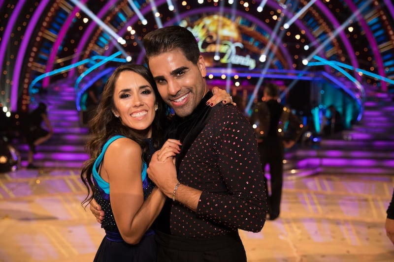 Ranj Singh with Janette Manrara on Strictly