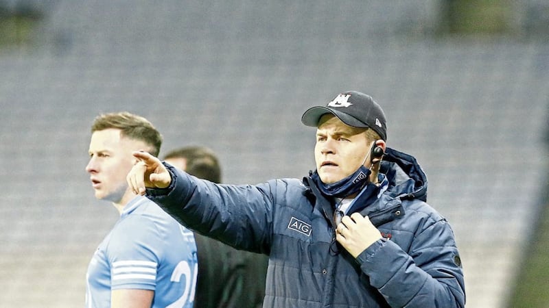 Dessie Farrell guided Dublin to the Leinster and All-Ireland titles in his first season in charge. Pic Philip Walsh. 