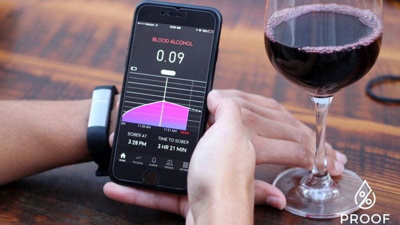 This bracelet tracks how much alcohol is in your bloodstream and it's kind of genius