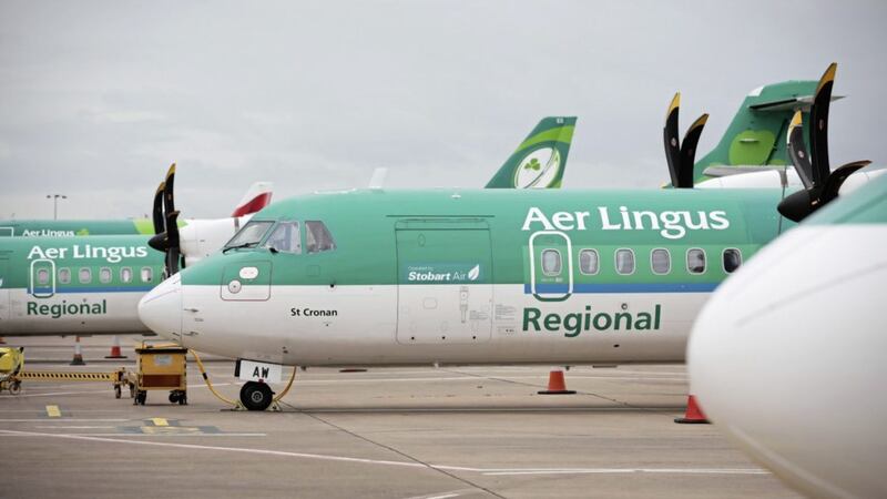 The Aer Lingus Regional hub was operated by Stobart Air at Belfast City Airport.
