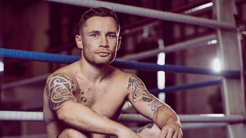 Carl Frampton was preparing for his Windsor Park fight. Picture by Mark Robinson 