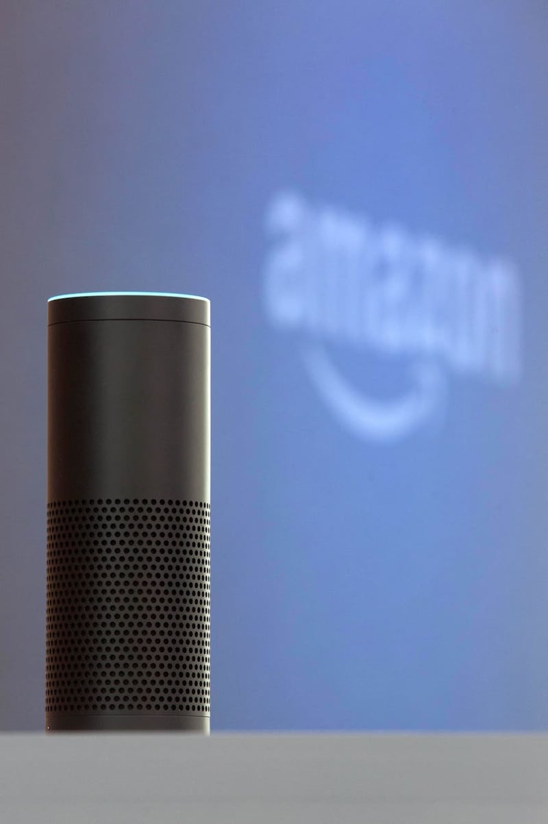 An Amazon Echo smartspeaker