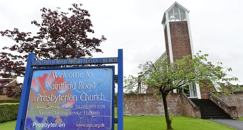 Saintfield Road Presbyterian Church was attacked twice in 2016. Picture by Arthur Allison/Pacemaker 
