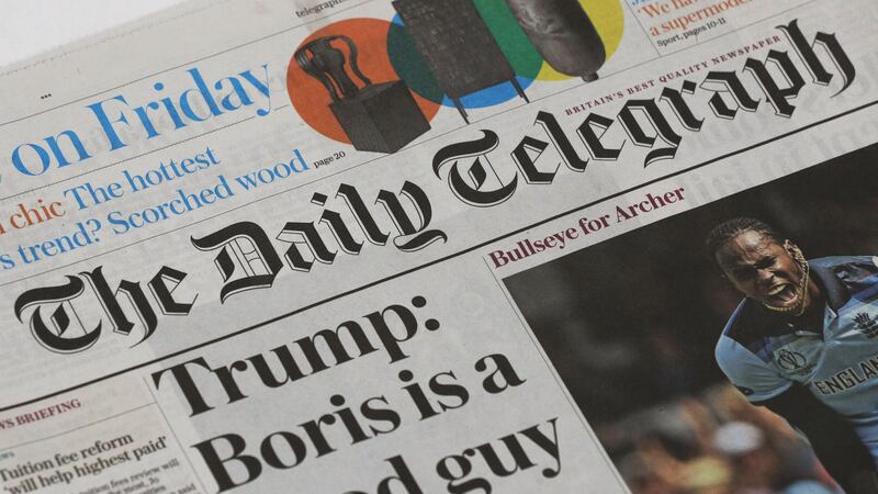 The sale of Telegraph Media Group and the Spectator has been paused (Jonathan Brady/PA)