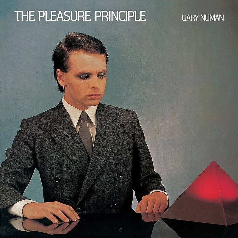 The cover art for Gary Numan's 1979 album The Pleasure Principle