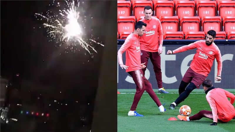 Merseyside Police confirmed a report was received of fireworks being set off in the area.