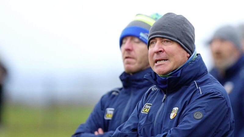 Antrim manager Lenny Harbinson. Picture by Cliff Donaldson 