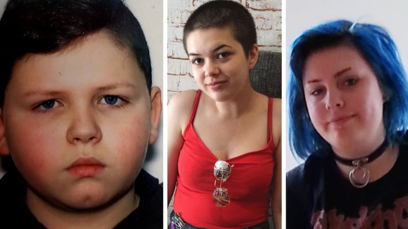 PAtrick Crumlish (13), Emily Brolly (16) and Casey Kealey (16) have been missing since last night&nbsp;