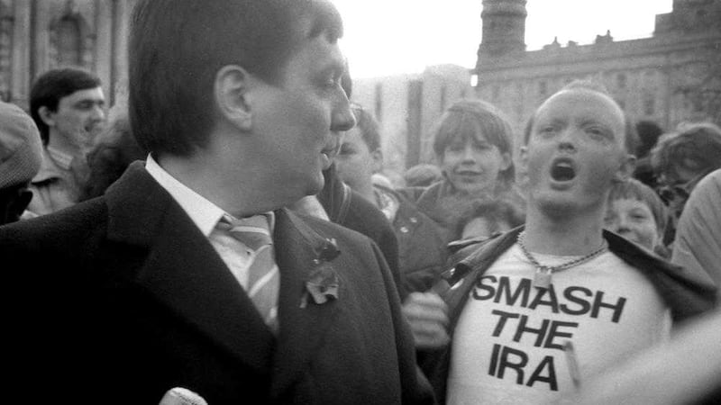 Anti Anglo Irish Agreement protest, 1985&nbsp;