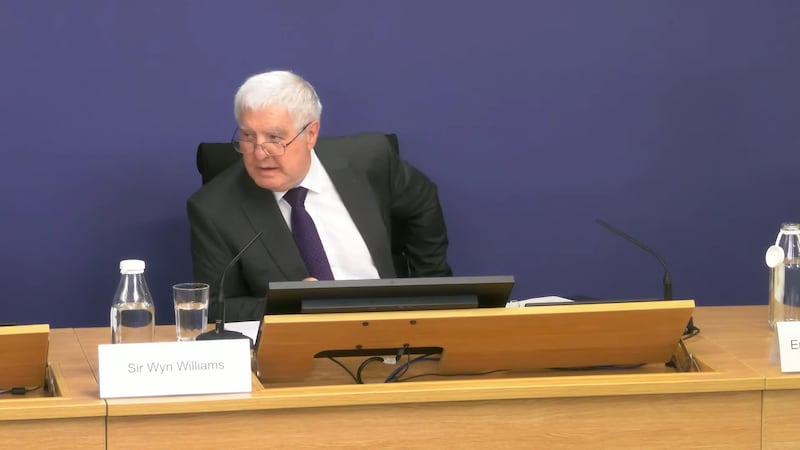 Inquiry chairman Sir Wyn Williams later asked Mr Miller to clarify one of his answers
