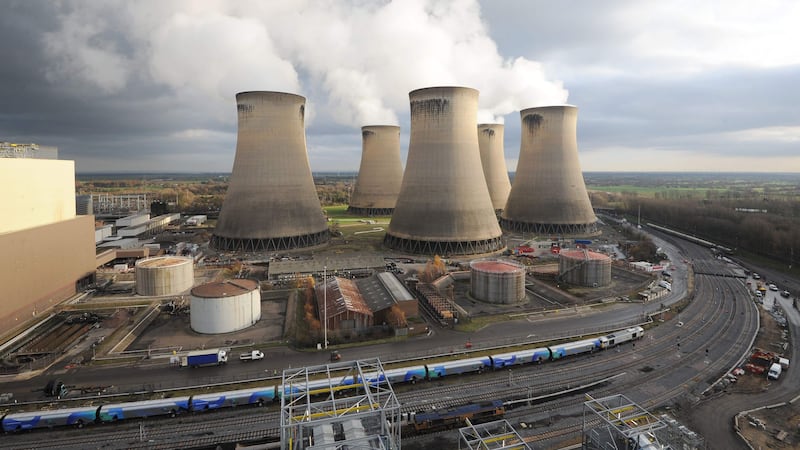 Drax Power Station near Selby, North Yorkshire (Anna Gowthorpe/PA)