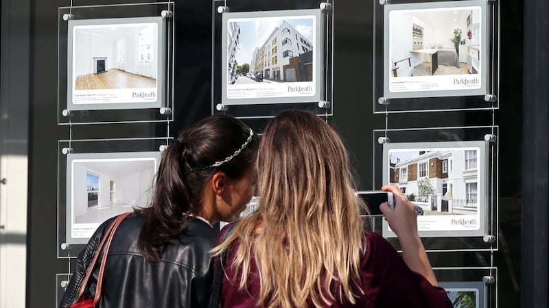 The average UK house price jumped in October, Halifax has said (Yui Mok/PA)