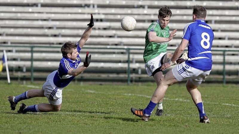 Fermanagh&#39;s Tomas Corrigan is the perfect role model for aspiring Gaelic footballers in regards to having balance in life Picture by Philip Walsh. 