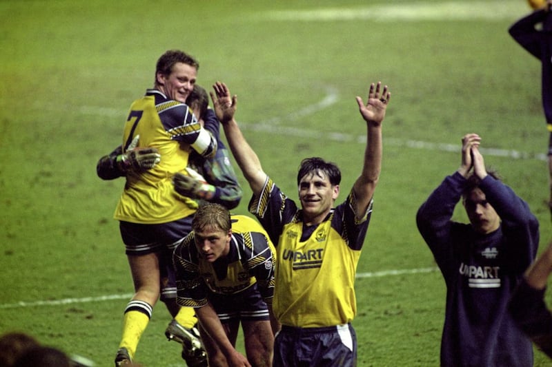 After being allowed to leave by Liverpool, Jim Magilton went on to shine for Second Division Oxford United. Picture by PA