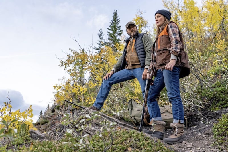 Land: Demian Bichir as Miguel and Robin Wright as Edee
