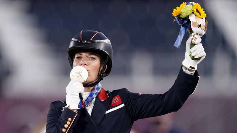 People living on the street in Enfield said they are ‘proud’ of Charlotte Dujardin after she became Britain’s most-decorated female Olympian.